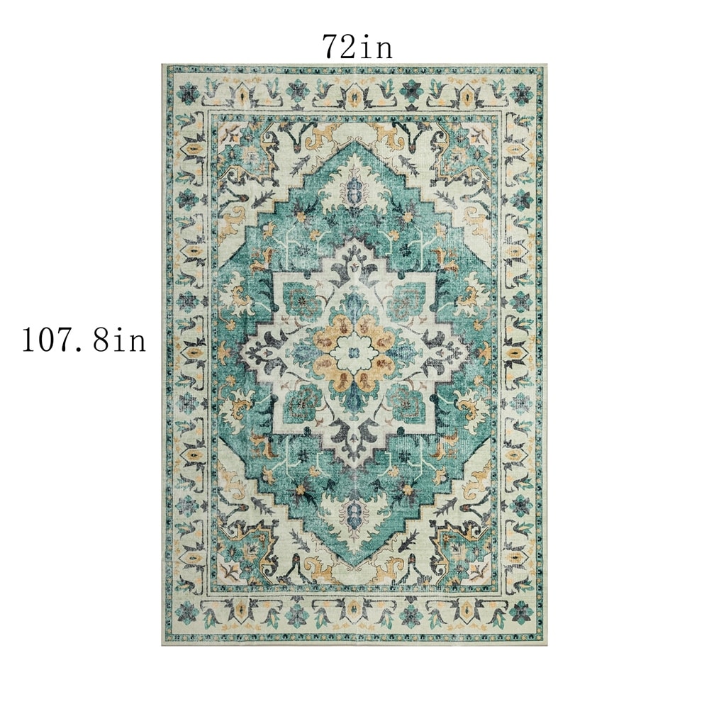 Tapis abstrait moderne vintage