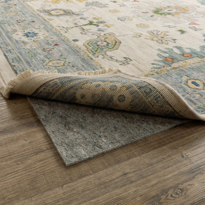 Tapis d'intérieur réversible et rembourré multi-surfaces Vista Home. - Gris