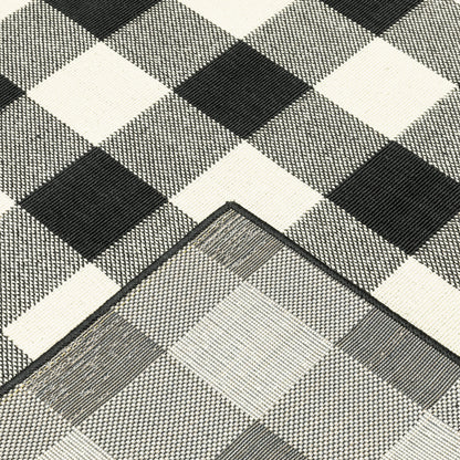 Tapis d'intérieur/extérieur à carreaux vichy Vista Home Malta