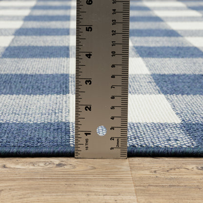 Tapis d'intérieur/extérieur à carreaux vichy Vista Home Malta