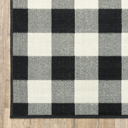 Tapis d'intérieur/extérieur à carreaux vichy Vista Home Malta