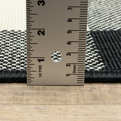 Tapis d'intérieur/extérieur à carreaux vichy Vista Home Malta