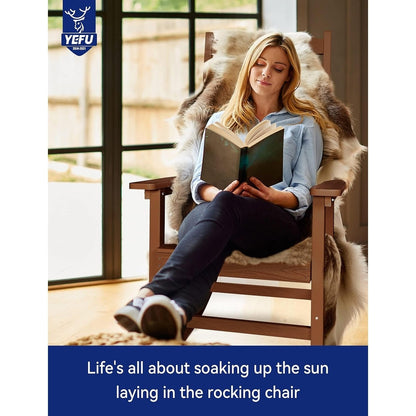 Fauteuil à bascule d'extérieur WINSOON tout temps, lot de 2