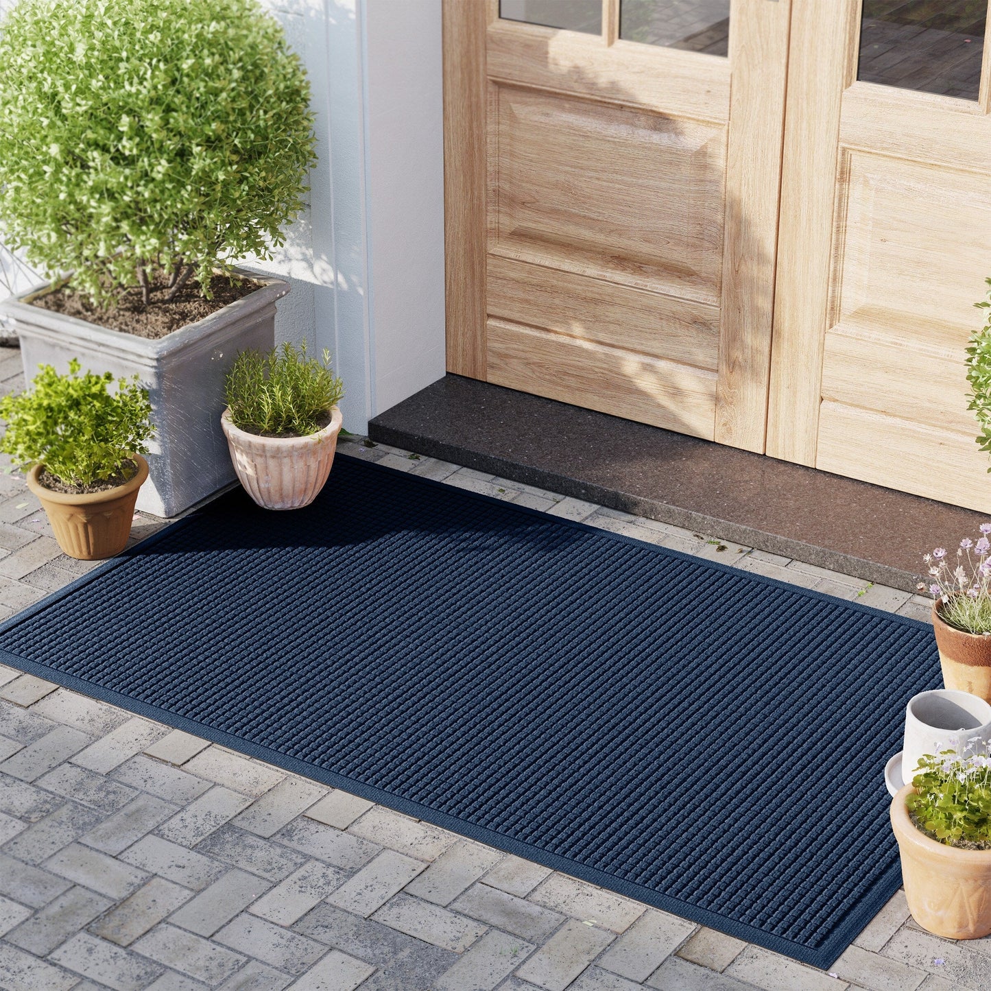 Tapis d'entrée WaterHog Squares pour intérieur et extérieur
