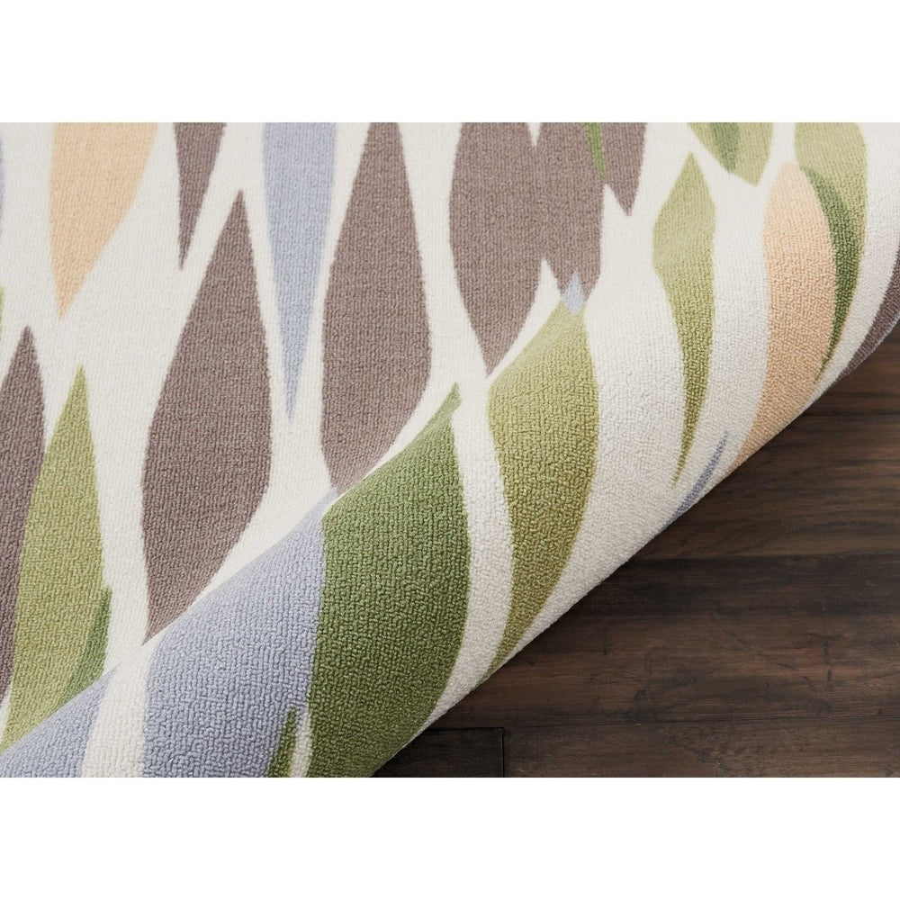 Tapis d'intérieur/extérieur moderne abstrait Waverly Sun N' Shade