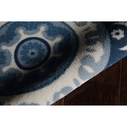 Tapis d'intérieur/extérieur Waverly Sun N' Shade à motif médaillon bohème