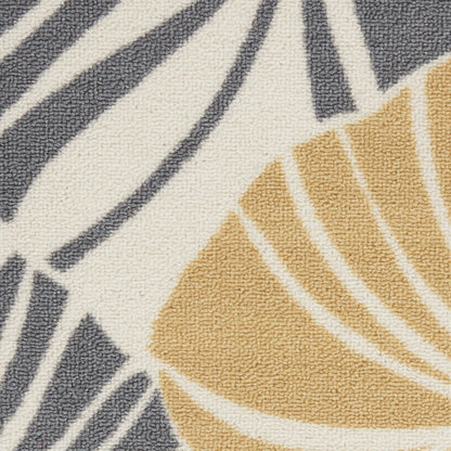 Tapis d'intérieur/extérieur Waverly Sun N' Shade à motif botanique moderne