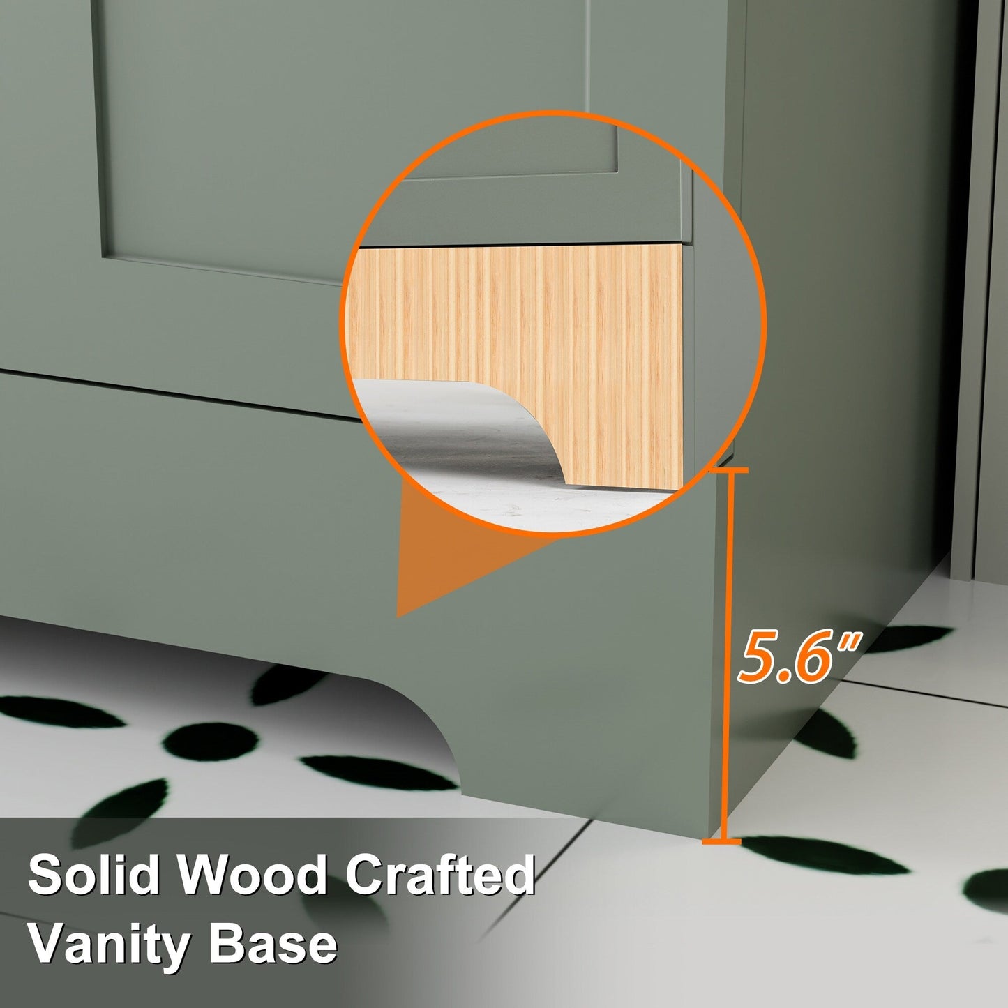 Ensemble meuble-lavabo Wavy Line 30/36/48 avec lavabo et robinet