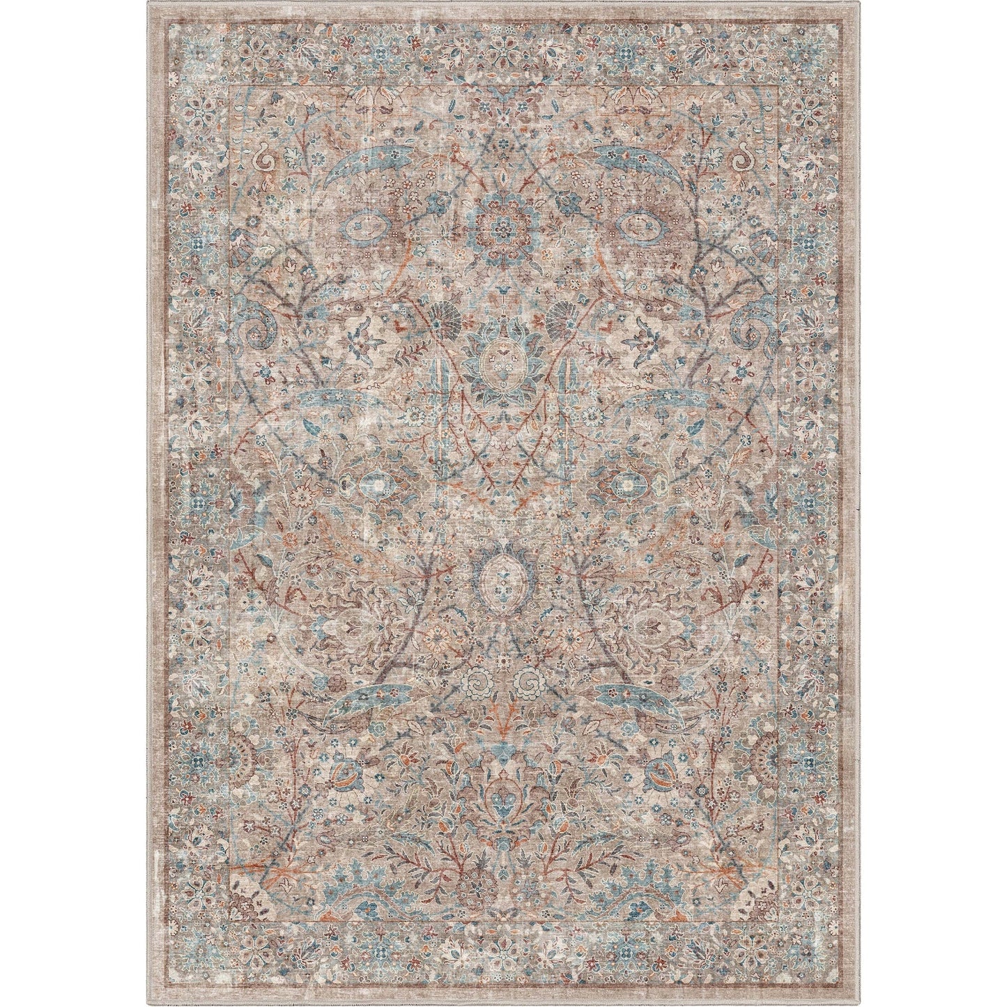 Tapis tissé à plat Well Woven Asha Vintage Emilia