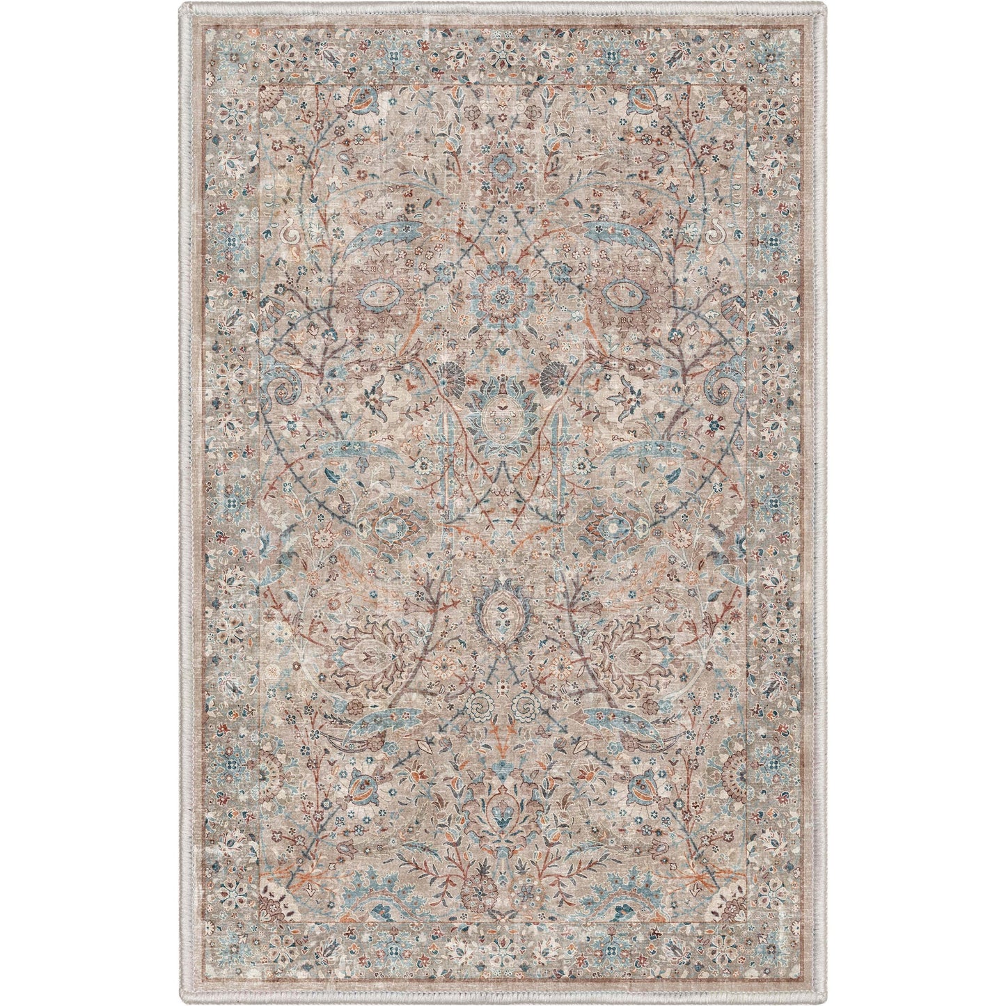 Tapis tissé à plat Well Woven Asha Vintage Emilia