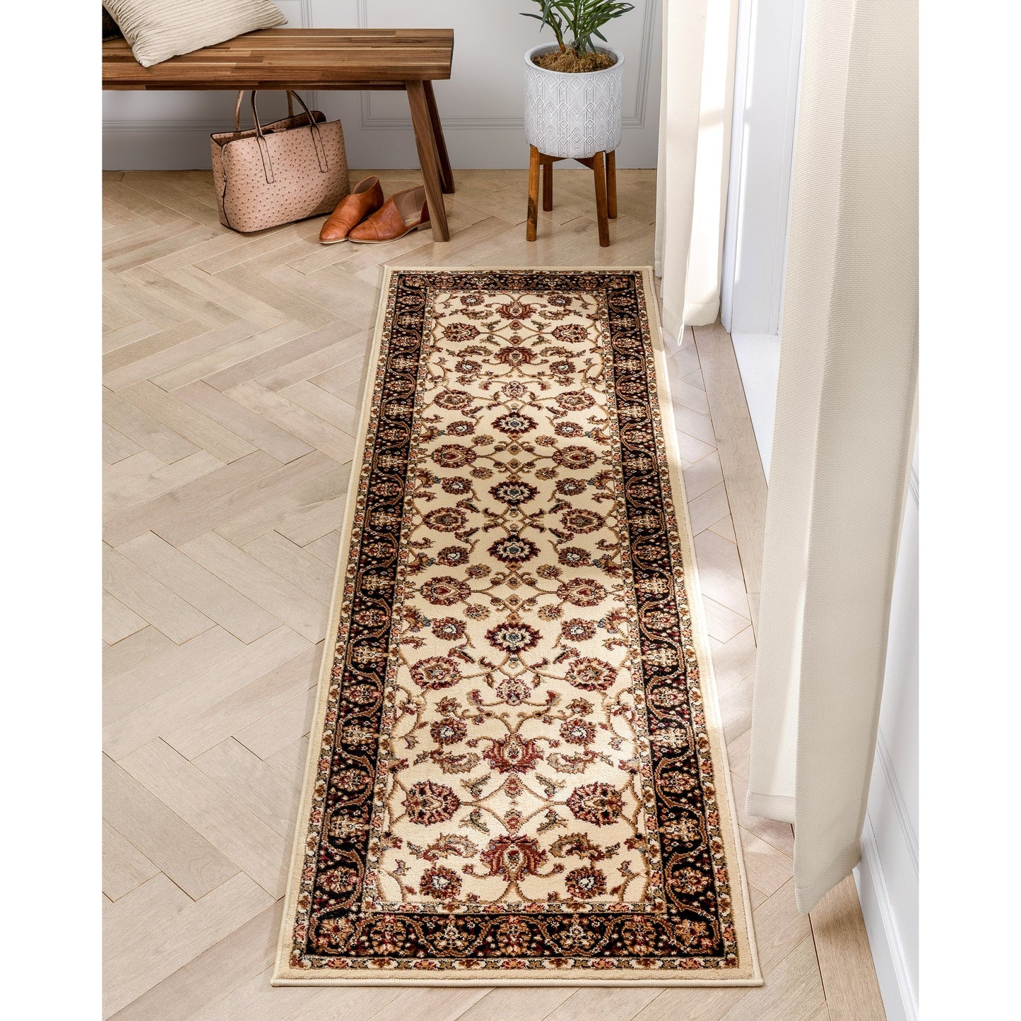 Tapis oriental persan traditionnel Barclay Sarouk bien tissé