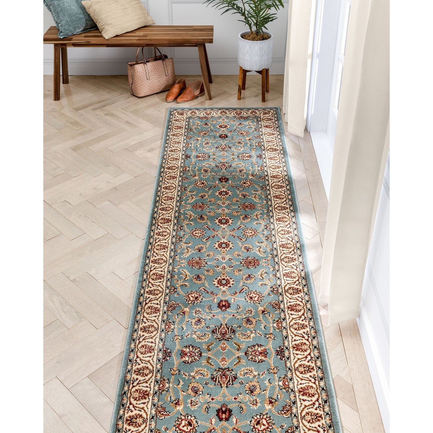 Tapis oriental persan traditionnel Barclay Sarouk bien tissé