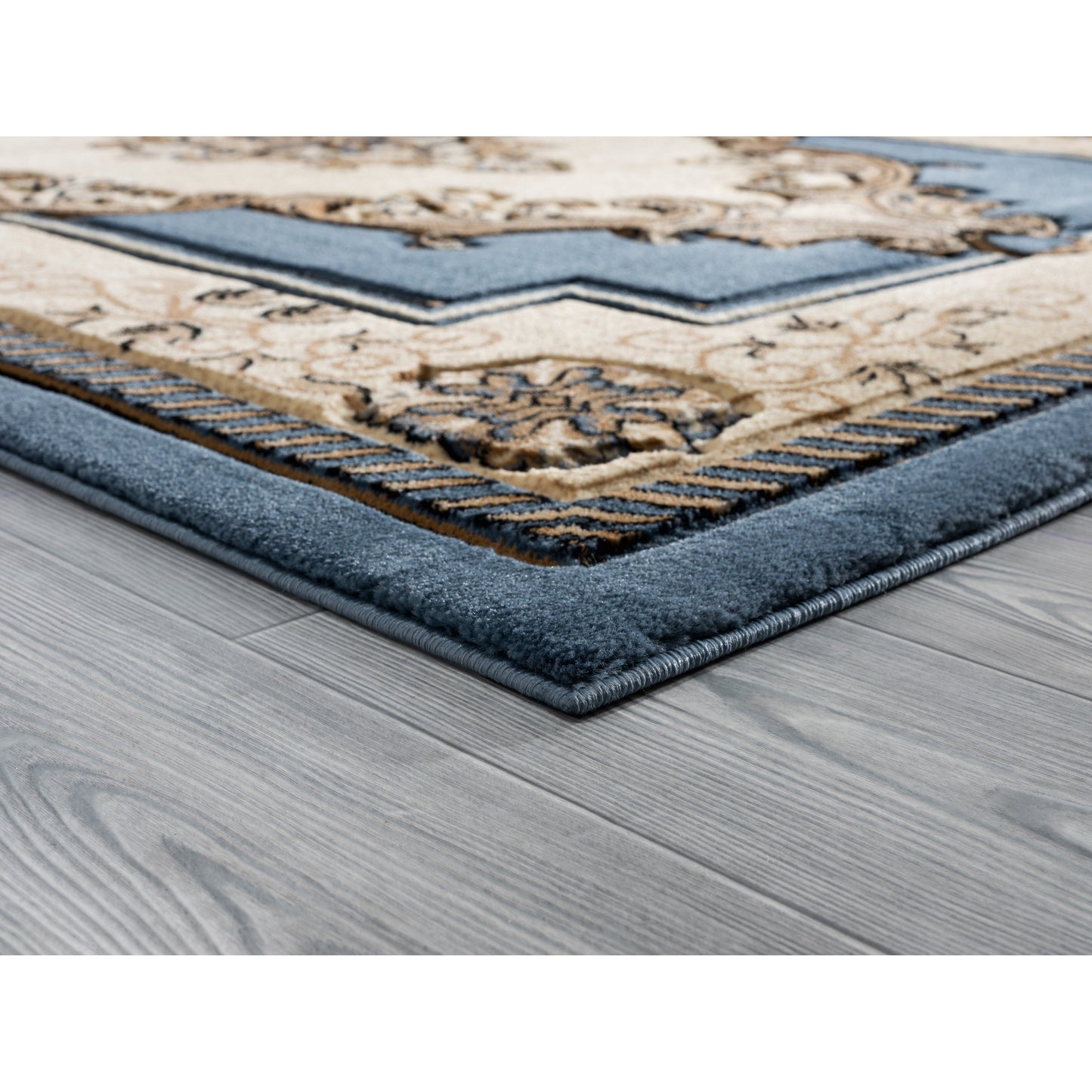 Tapis de salon Porch &amp; Den Curry sculpté à la main