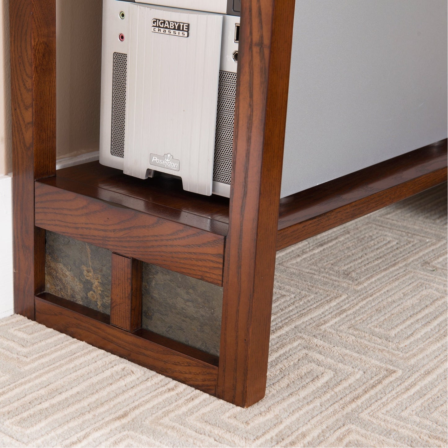 Bureau d'écriture d'angle Leick Home Mission