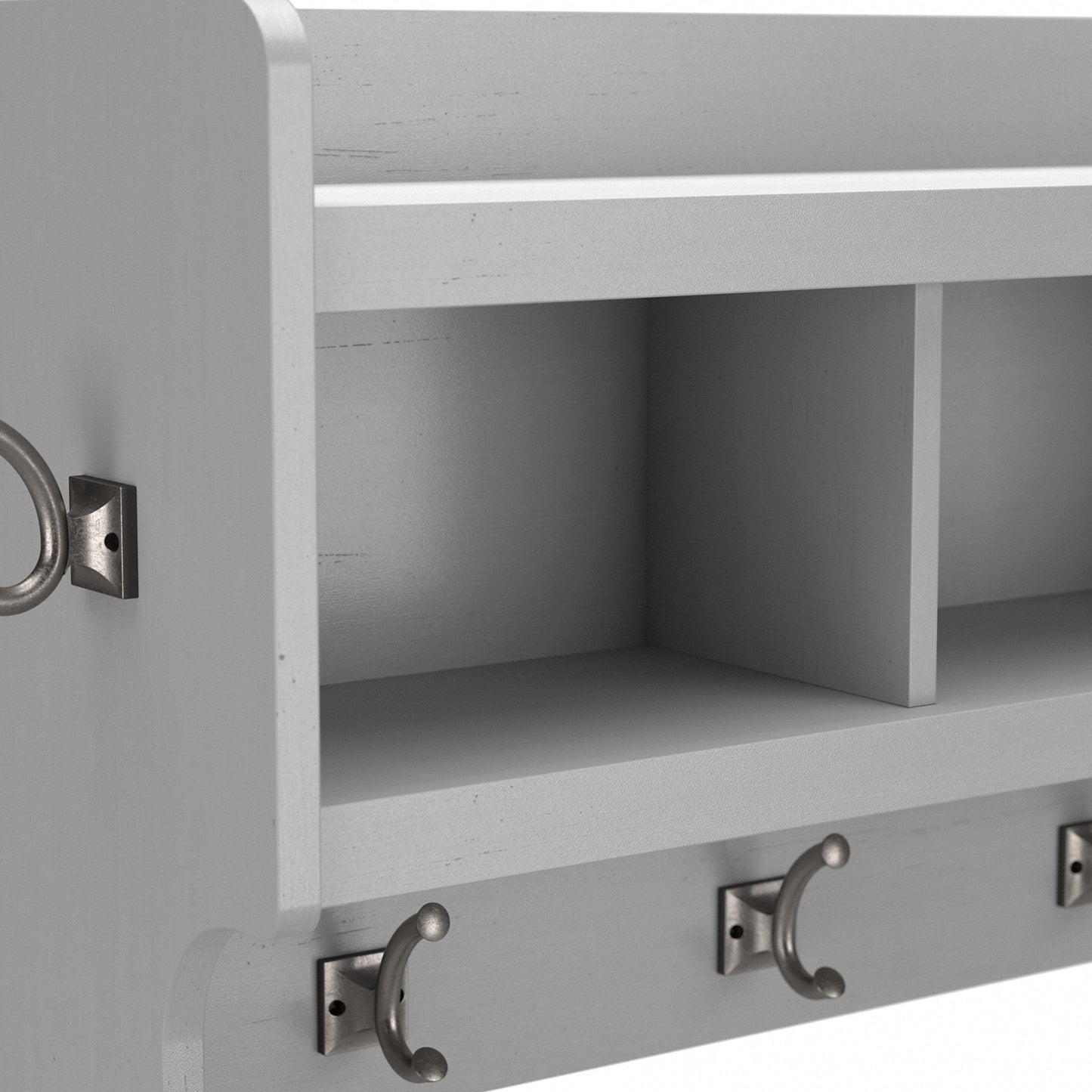 Porte-manteau mural Woodland 40W avec étagère par Bush Furniture