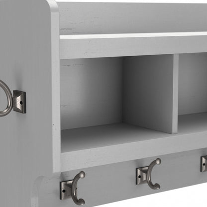 Porte-manteau mural Woodland 40W avec étagère par Bush Furniture