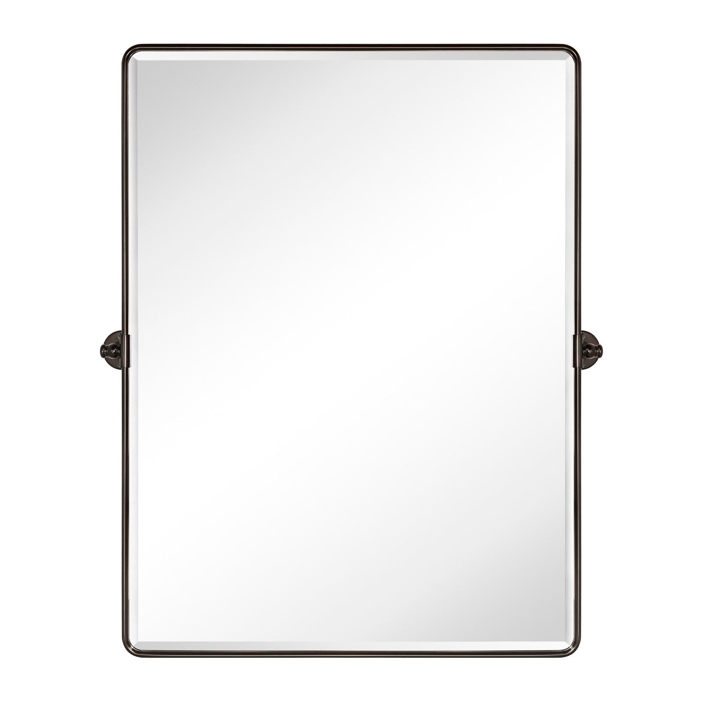 Miroirs muraux verticaux rectangulaires en métal TEHOME Woodvale