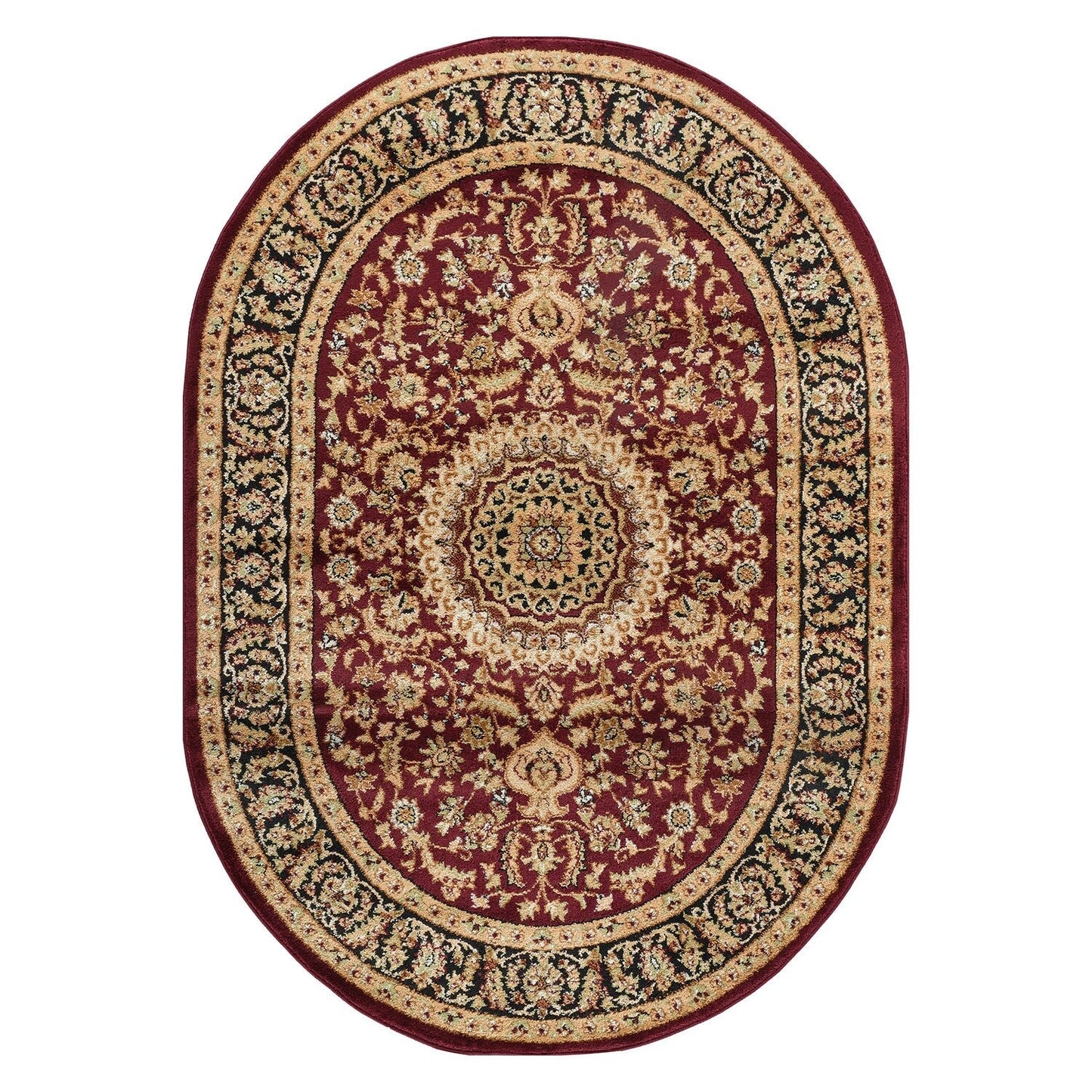 Tapis traditionnel oriental à médaillon de la World Rug Gallery