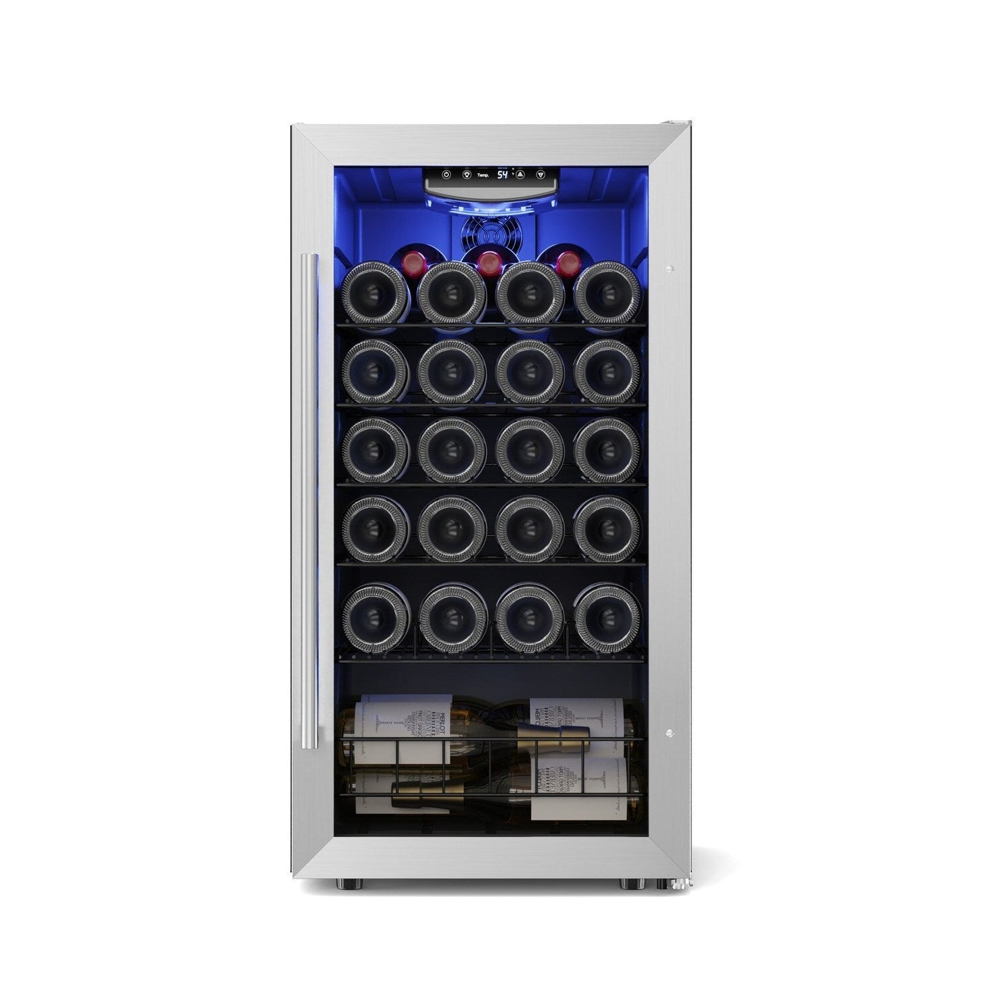Réfrigérateur à vin Yeego 17 pouces à une zone, 27 bouteilles, pose libre - 16,9 pouces