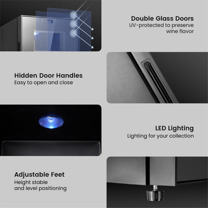 Mini-réfrigérateur à vin Yeego 8 bouteilles