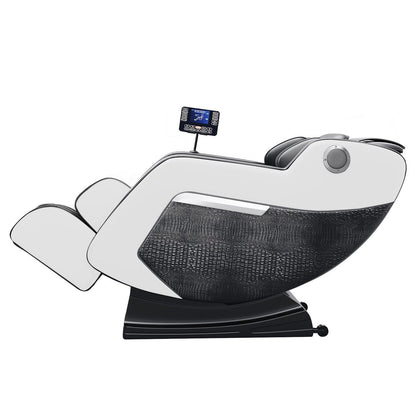 Fauteuil inclinable de massage à gravité zéro avec massage complet du corps, chauffage et audio Bluetooth intégré